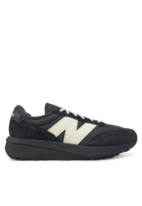 New Balance Sneakersy U370PB Czarny. Kolor: czarny. Materiał: zamsz, skóra