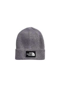 Czapka zimowa unisex The North Face LOGO BOX CUF BEANIE. Kolor: szary. Sezon: zima. Styl: sportowy #1