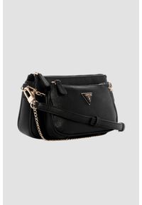Guess - GUESS Czarna damska torebka 2 w 1 Noelle. Kolor: czarny. Materiał: skórzane #4