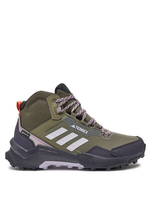 Adidas - adidas Trekkingi Terrex AX4 Mid GORE-TEX IG8843 Zielony. Kolor: zielony. Materiał: materiał