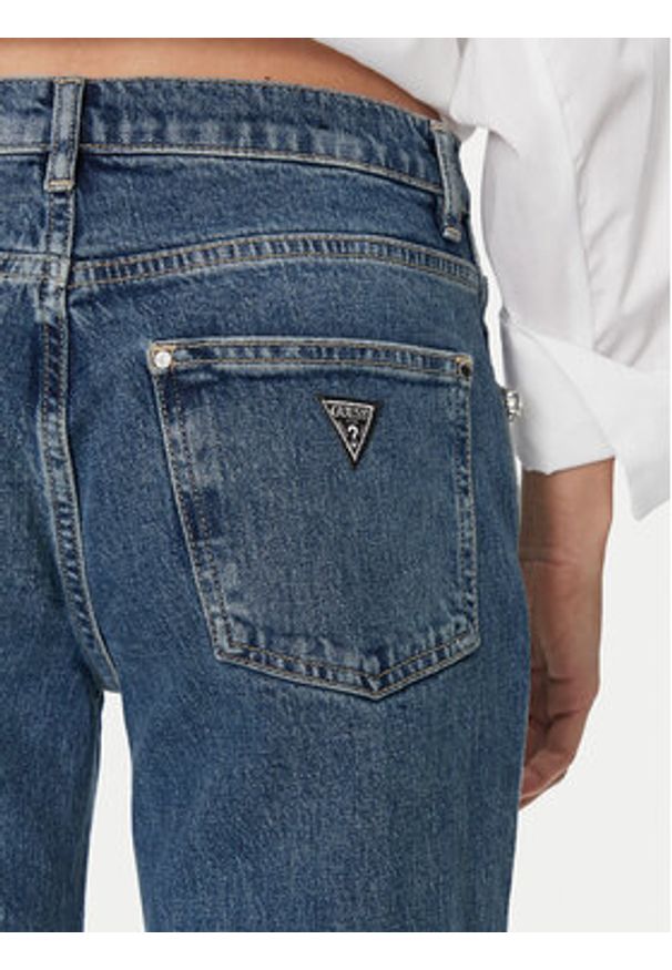 Guess Jeansy W5RA1N D5ACC Niebieski Skinny Fit. Kolor: niebieski
