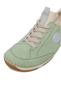 Rieker Półbuty 55950-52 Zielony. Kolor: zielony. Materiał: materiał #5