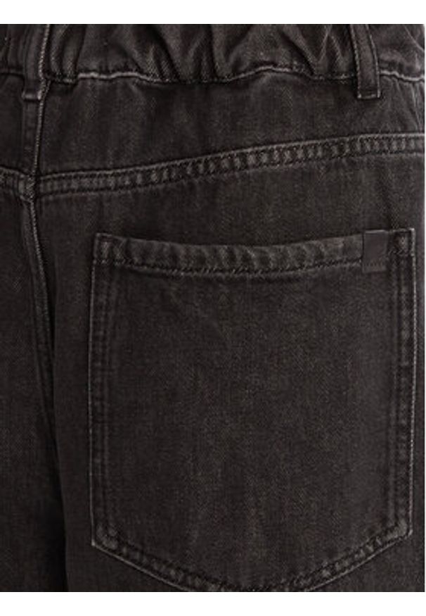 Weekend Max Mara Jeansy Vortice 2615181011 Czarny Wide Leg. Kolor: czarny