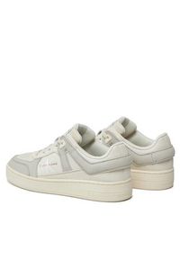 Calvin Klein Jeans Sneakersy Basket Cupsole Low Mix Ml Fad YW0YW01301 Beżowy. Kolor: beżowy. Materiał: skóra