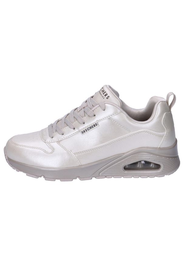 skechers - Buty do chodzenia damskie Skechers Uno Galactic Gal. Kolor: biały. Materiał: tkanina, materiał, syntetyk. Model: Skechers Sport. Sport: turystyka piesza
