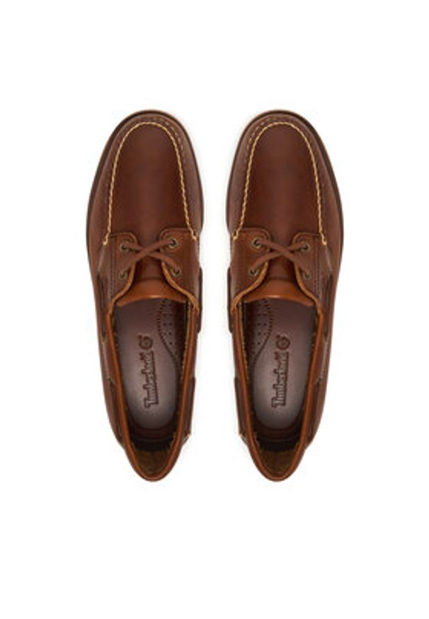 Timberland Mokasyny Classic Boat 2 Eye TB0A232XF741 Brązowy. Kolor: brązowy. Materiał: skóra