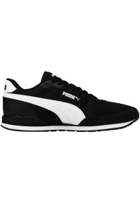 Buty Puma St Runner v3 Mesh 384640 01 czarne. Okazja: na co dzień. Zapięcie: sznurówki. Kolor: czarny. Materiał: mesh. Szerokość cholewki: normalna