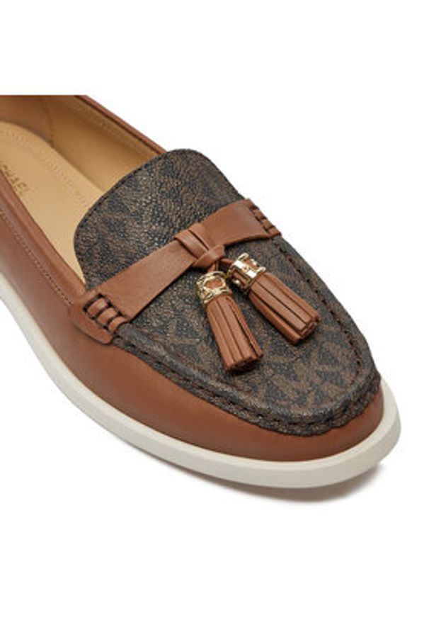 MICHAEL Michael Kors Mokasyny 40T4KRFP1B Brązowy. Kolor: brązowy. Materiał: skóra