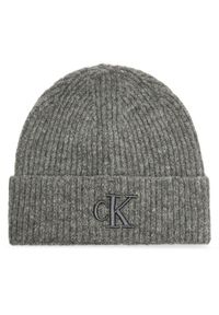 Calvin Klein Czapka Thick Embroidery K60K612321 Szary. Kolor: szary. Materiał: akryl #1