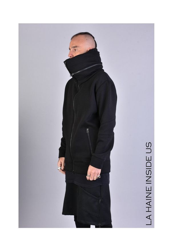 La Haine Inside Us Bluza "LM027" | A2308 3M LM027 | Mężczyzna | Czarny. Kolor: czarny. Materiał: bawełna