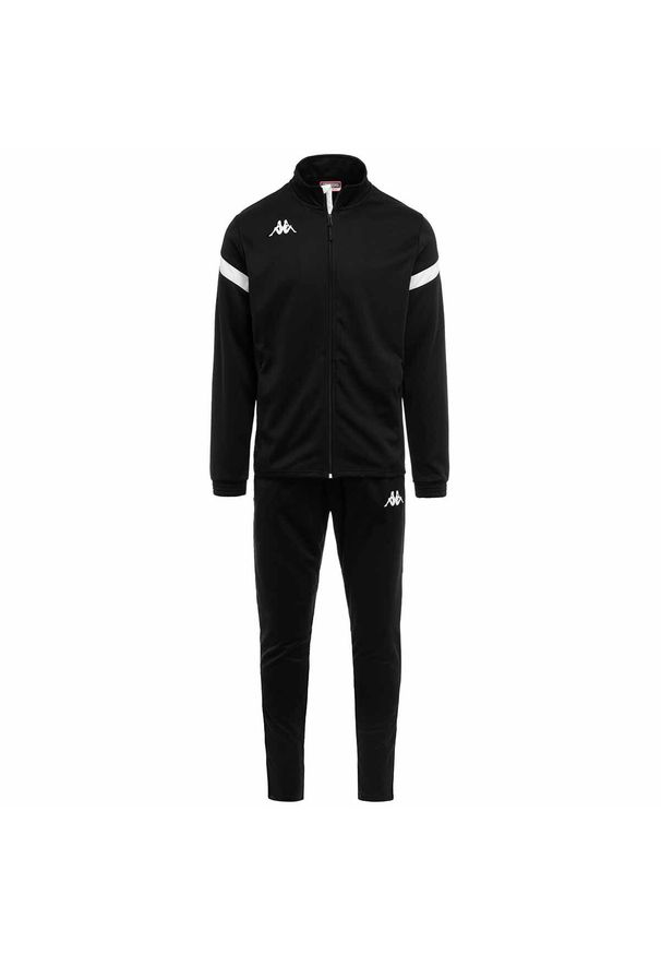 Dziecięcy dres Kappa Dalcito. Okazja: na uczelnię. Kolor: wielokolorowy, biały, czarny. Materiał: dresówka. Styl: sportowy