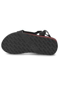 Big-Star - Czarne Sandały Big Star Wygodne Buty Damskie. Okazja: na co dzień. Zapięcie: rzepy. Kolor: czarny. Materiał: materiał. Sezon: lato. Styl: casual, wakacyjny, sportowy #7