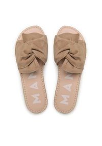 Manebi Espadryle Sandals With Knot W 1.9 JK Beżowy. Kolor: beżowy. Materiał: skóra, zamsz #3