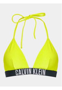 Calvin Klein Swimwear Góra od bikini KW0KW01967 Żółty. Kolor: żółty. Materiał: syntetyk #2