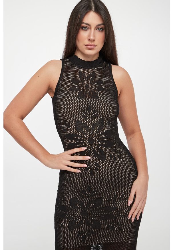 Twinset Milano - Sukienka ażurowa TWINSET. Wzór: ażurowy