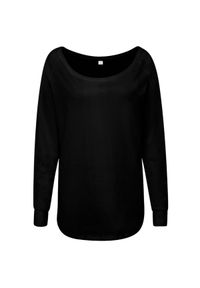 MANTIS - Damska Koszulka Z Długim Rękawem O Luźnym Kroju. Kolor: czarny. Długość rękawa: długi rękaw. Długość: długie #1