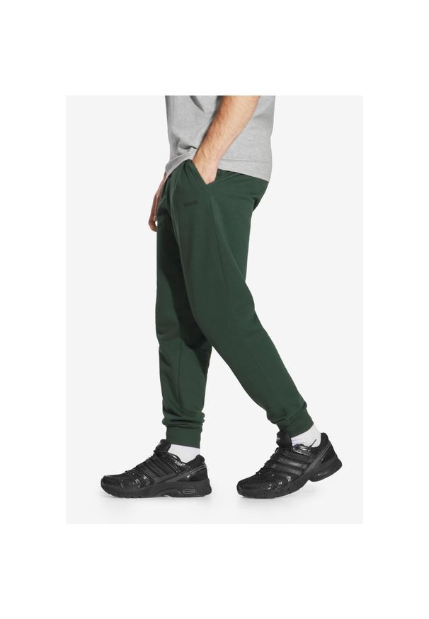 Spodnie dresowe męskie Prosto Old Logo. Kolor: zielony. Materiał: dresówka. Długość: długie