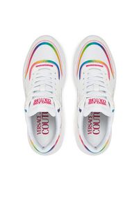 Versace Jeans Couture Sneakersy 78VA3SC4 Biały. Kolor: biały. Materiał: skóra #5
