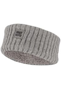 HEAT KEEPER - Opaska termiczna - Damska - Teddy. Kolor: szary. Materiał: poliester, elastan. Sezon: zima. Styl: sportowy #1