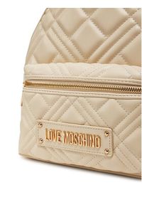 Love Moschino - LOVE MOSCHINO Plecak JC4148PP1MLA0110 Beżowy. Kolor: beżowy. Materiał: skóra