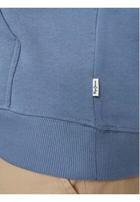 Pepe Jeans Bluza Saul PM582695 Niebieski Regular Fit. Kolor: niebieski. Materiał: bawełna