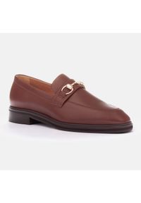 Marco Shoes Loafersy półbuty damskie brązowe. Kolor: brązowy #7