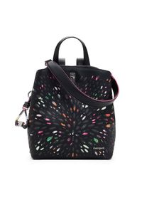 Desigual Plecak Blackwell Sumy 25SAKP25 Czarny. Kolor: czarny. Materiał: skóra