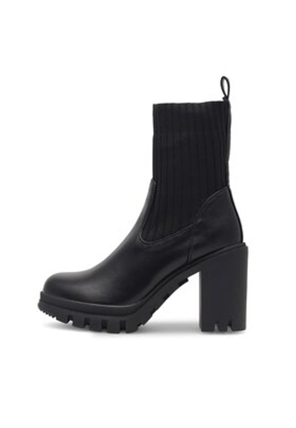 DeeZee Botki EMADE WS5955-07 Czarny. Kolor: czarny. Materiał: skóra
