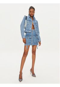 GESTUZ - Gestuz Spódnica jeansowa Zoy 10908709 Niebieski Slim Fit. Kolor: niebieski. Materiał: bawełna #6