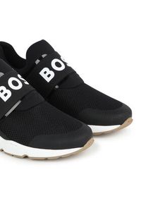 BOSS - Boss Sneakersy J50853 M Czarny. Kolor: czarny. Materiał: materiał, mesh #6