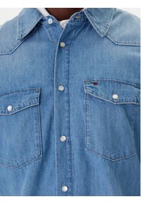 Tommy Jeans Koszula jeansowa Western DM0DM23029 Niebieski Regular Fit. Kolor: niebieski. Materiał: bawełna #2