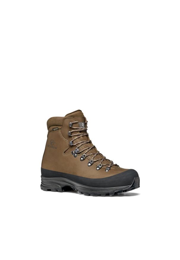 Scarpa - Buty trekkingowe męskie Ladakh GTX. Kolor: brązowy. Materiał: skóra