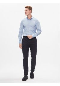 Calvin Klein Koszula K10K112305 Błękitny Slim Fit. Kolor: niebieski. Materiał: bawełna #3