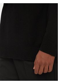 Just Cavalli Sweter 77OAFM38 Czarny Regular Fit. Kolor: czarny. Materiał: wełna, syntetyk #3