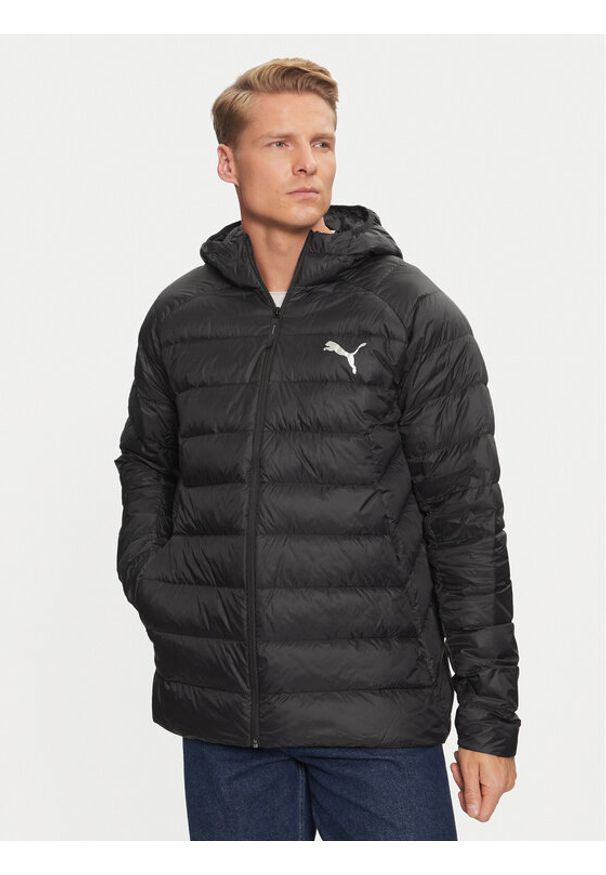 Puma Kurtka puchowa PackLITE 849355 Czarny Slim Fit. Kolor: czarny. Materiał: syntetyk