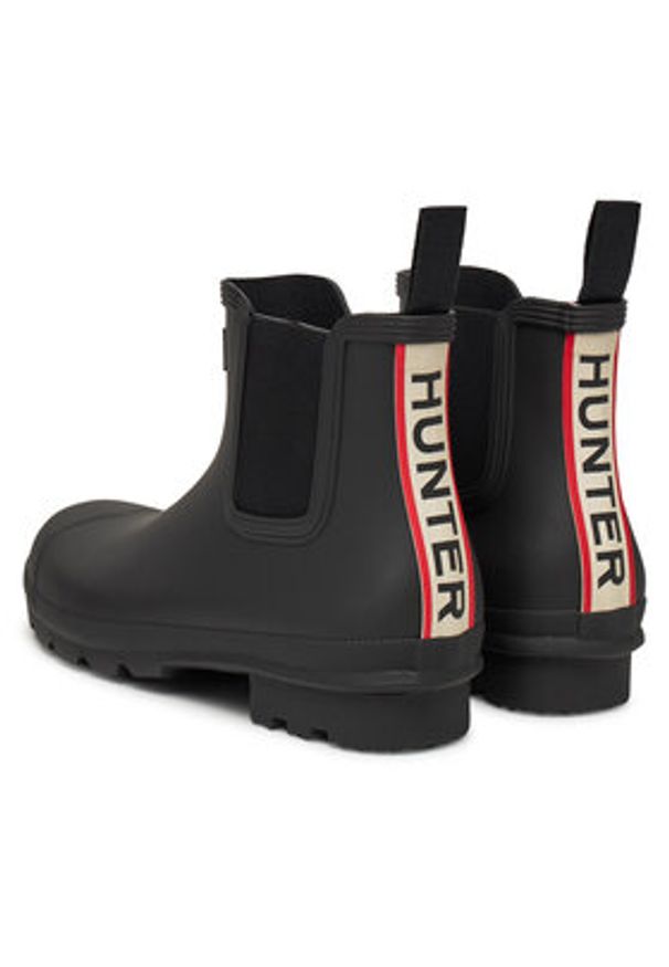 Hunter Kalosze Play Clog MFF9052RMA Czarny. Kolor: czarny. Materiał: syntetyk