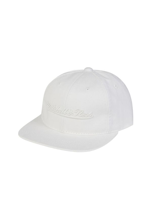 Czapka Mitchell & Ness tonal script deadstock. Kolor: biały