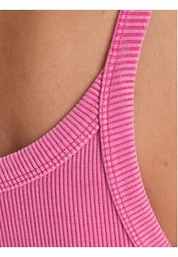 Adidas - adidas Sukienka codzienna Ribbed JI5750 Różowy Slim Fit. Okazja: na co dzień. Kolor: różowy. Materiał: bawełna. Typ sukienki: proste. Styl: casual #5