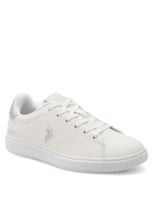 U.S. Polo Assn. Sneakersy MARLYN001 Biały. Kolor: biały. Materiał: skóra