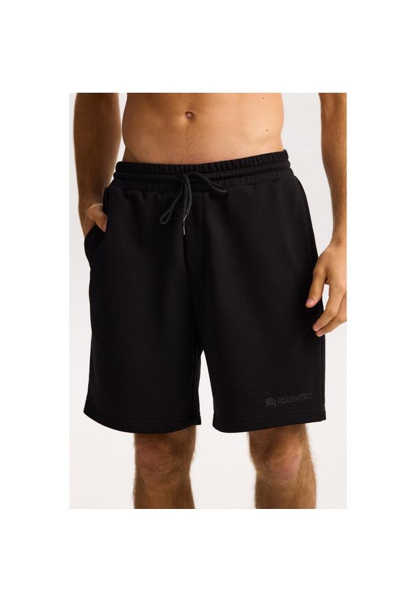 ROUGH RADICAL - Męskie spodenki dresowe Rough Radical Cotton Active Shorts Men. Kolor: czarny. Materiał: dresówka. Sport: fitness