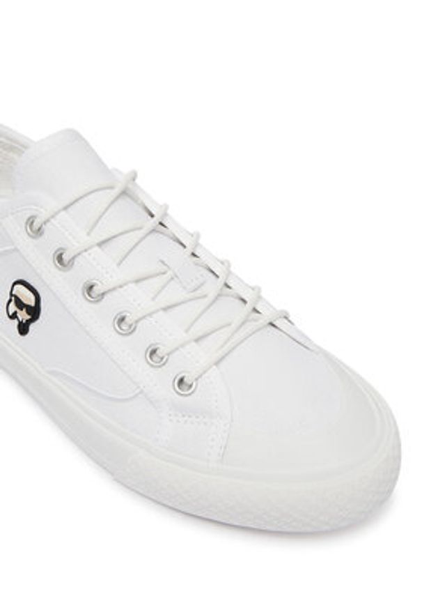 Karl Lagerfeld - KARL LAGERFELD Trampki Rae Karl NFT KL60331N Biały. Kolor: biały. Materiał: materiał