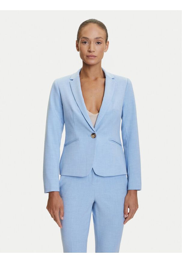 Tatuum Marynarka Rema T2505.027 Błękitny Regular Fit. Kolor: niebieski. Materiał: syntetyk