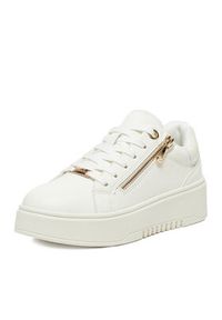 DeeZee Sneakersy AM25233-D Biały. Kolor: biały. Materiał: skóra #4