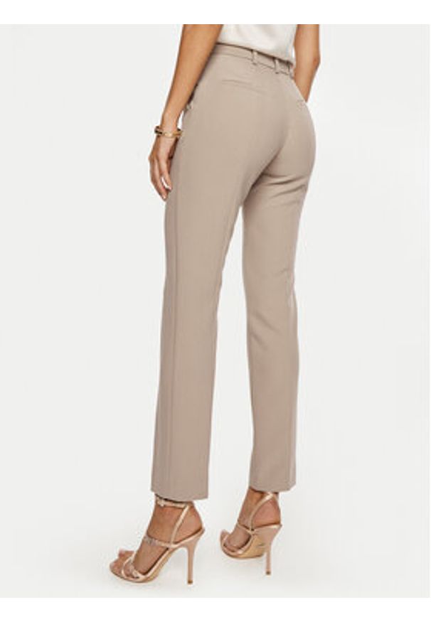 Marciano Guess Chinosy Celia 4BGB04 7046A Beżowy Regular Fit. Kolor: beżowy. Materiał: syntetyk