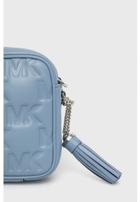 MICHAEL Michael Kors torebka 32S2SJ6M2L. Kolor: niebieski. Dodatki: z frędzlami. Rodzaj torebki: na ramię #4