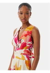 LOLA CASADEMUNT Sukienka wieczorowa MS2616016 Kremowy Regular Fit. Kolor: kremowy. Materiał: wiskoza. Styl: wizytowy #4
