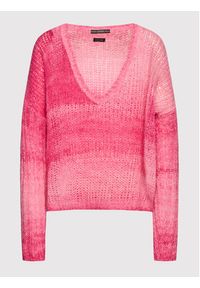 Guess Sweter Ariane W1BR14 Z2W30 Różowy Relaxed Fit. Kolor: różowy. Materiał: syntetyk #5