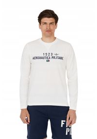 Aeronautica Militare - AERONAUTICA MILITARE Longsleeve biały męski. Kolor: biały. Długość rękawa: długi rękaw. Długość: długie #6