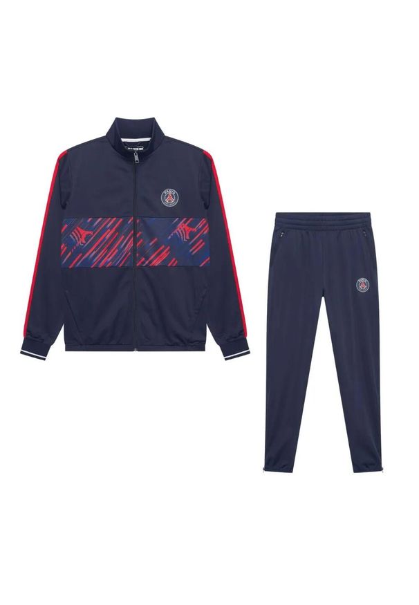 PSG - Dres treningowy Paris Saint-Germain męski 25/26. Kolor: niebieski. Materiał: dresówka. Sport: piłka nożna