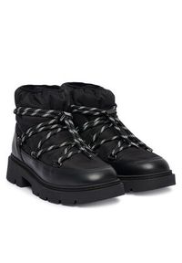 Inuikii Śniegowce Biker Puffer 1002.001.0021 Czarny. Kolor: czarny. Materiał: materiał #3